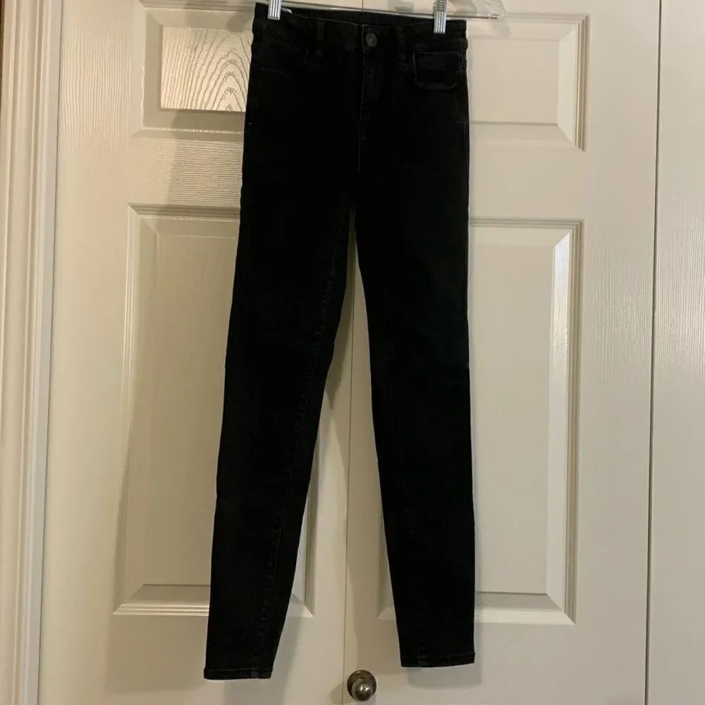 AMERICAN EAGLE OUTFITTERS, hi rise jeggings, next level stretch, size 0,